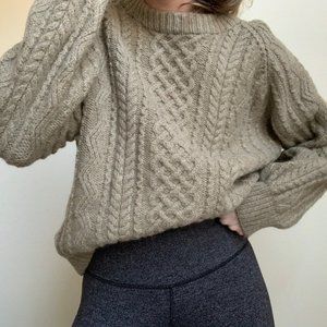 Vintage Sweaters - Vintage Chunky Cable Knit Pullover Sweater Vintage Sweaters - Vintage Chunky Cable Knit Pullover Sweater